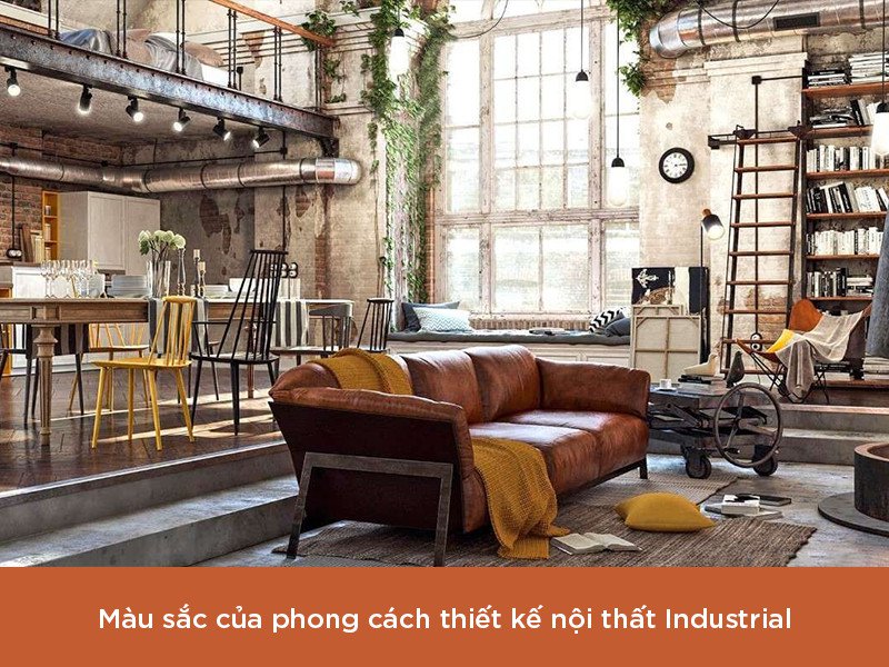 Phong cách thiết kế nội thất Industrial