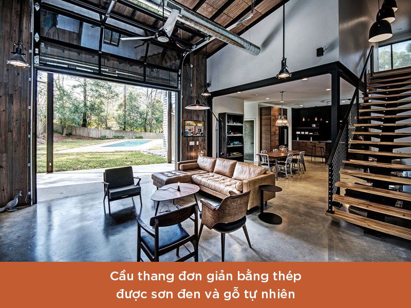 Phong cách thiết kế nội thất Industrial