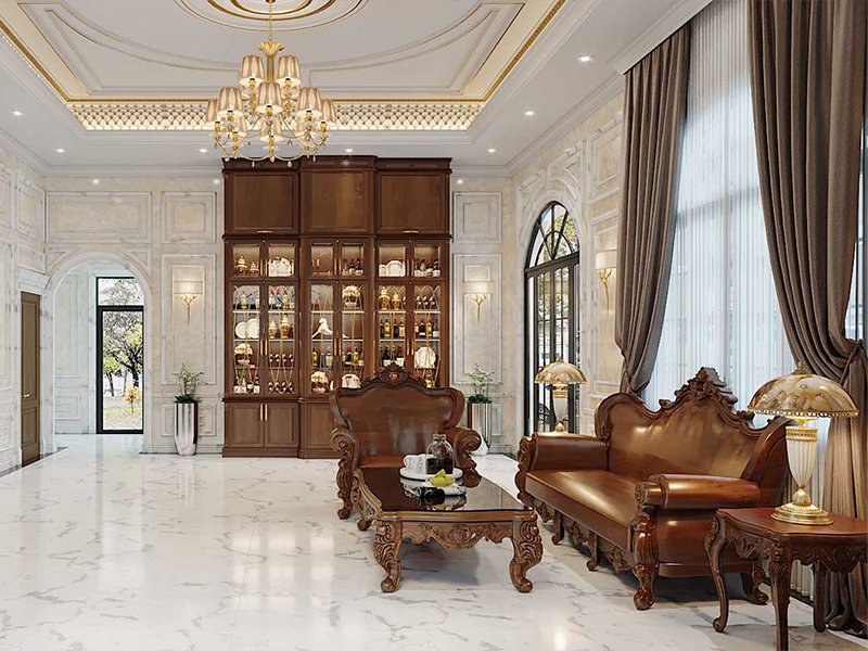 phong cách thiết kế nội thất tân cổ điển