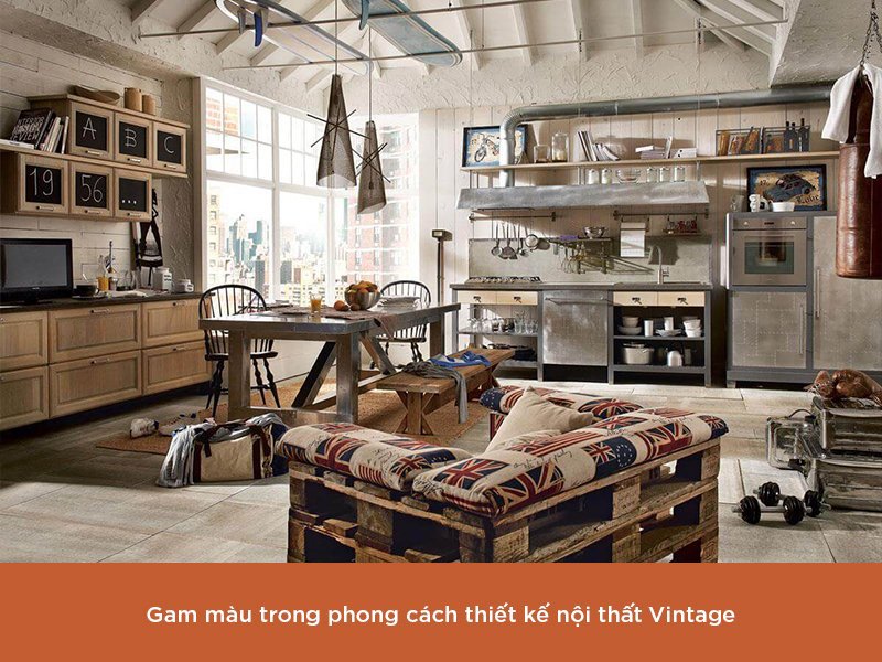 Phong cách thiết kế nội thất Vintage