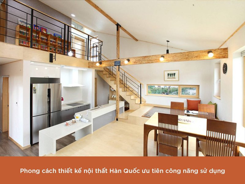 phong cách thiết kế nội thất Hàn Quốc