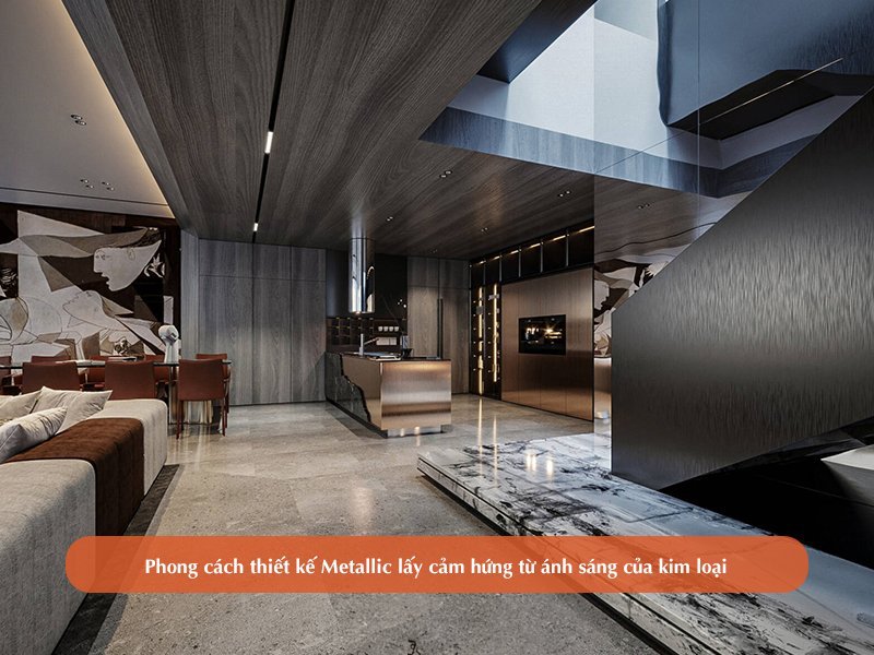 Phong cách thiết kế Metallic