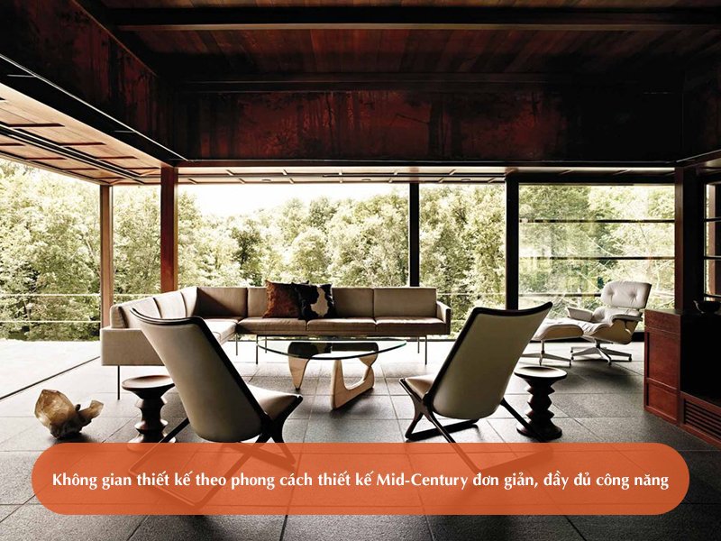 Phong cách thiết kế Mid-Century