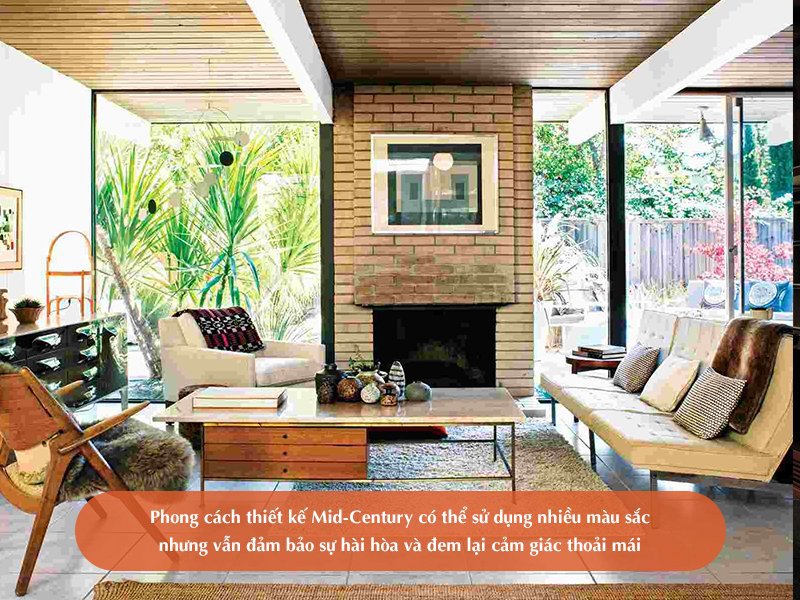 Phong cách thiết kế Mid-Century