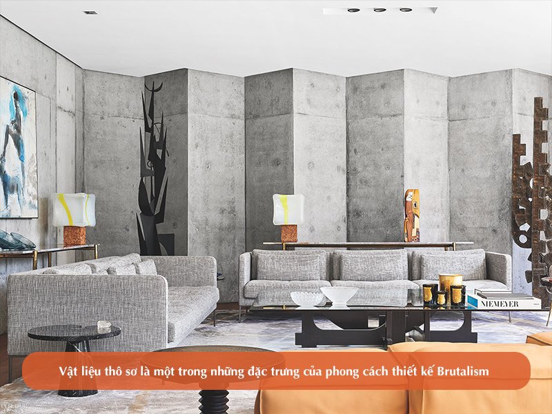phong cách thiết kế Brutalism