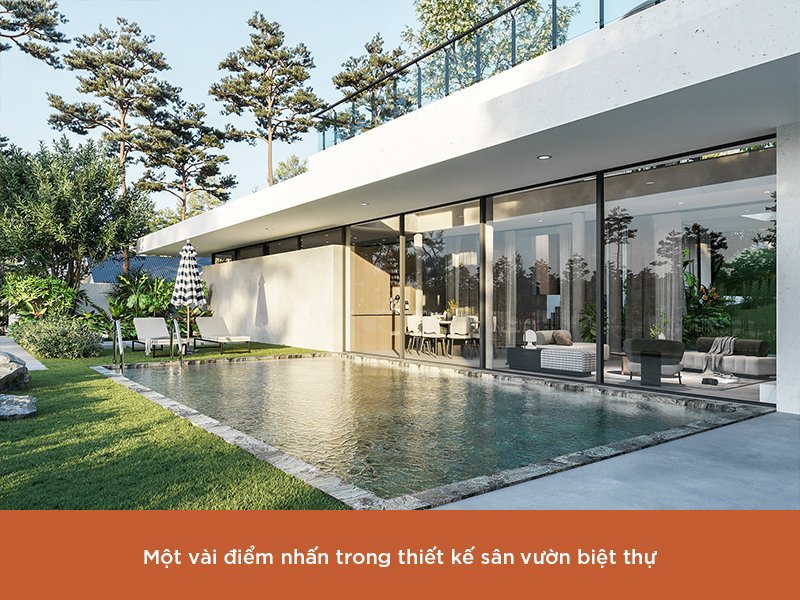 Thiết kế sân vườn nhà biệt thự