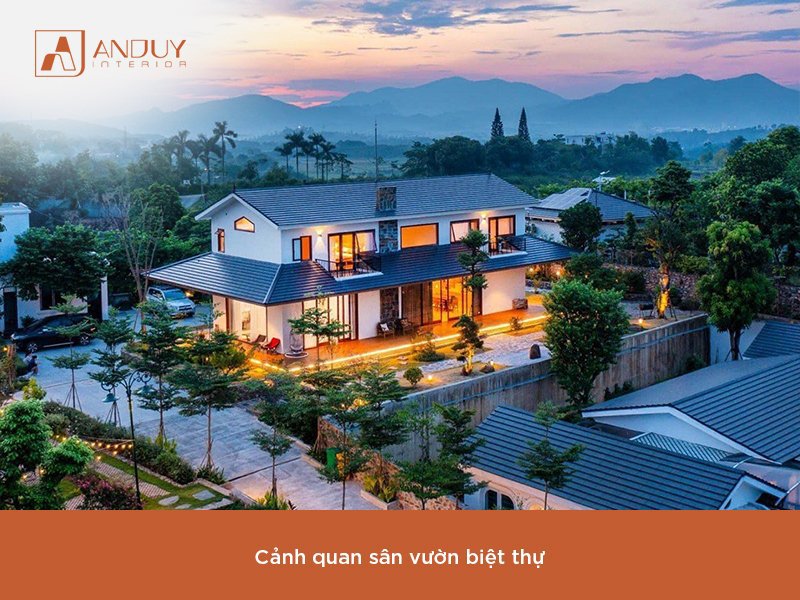 Thiết kế sân vườn nhà biệt thự