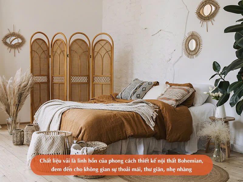 Phong cách thiết kế nội thất Bohemian