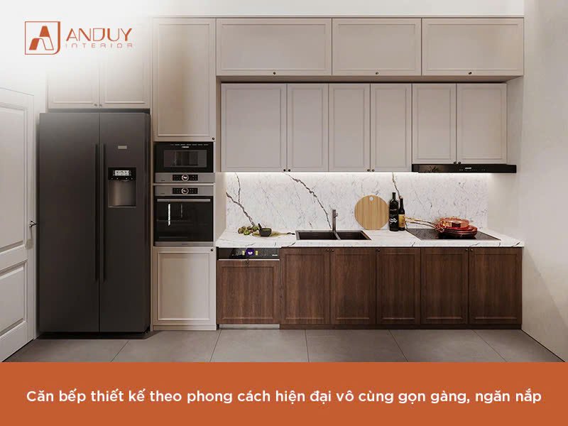 Biến hóa nhà bếp với phong cách thiết kế nội thất hiện đại