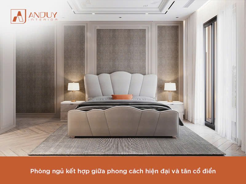 Phong cách thiết kế nội thất hiện đại trong phòng ngủ cho người có gu